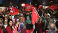 Referandum kutlamalarına meydanlarda başladı!