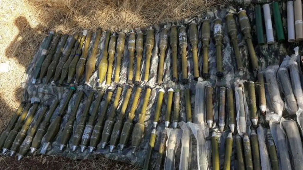 PKK’nın toprağa gömülü cephanesi ele geçirildi