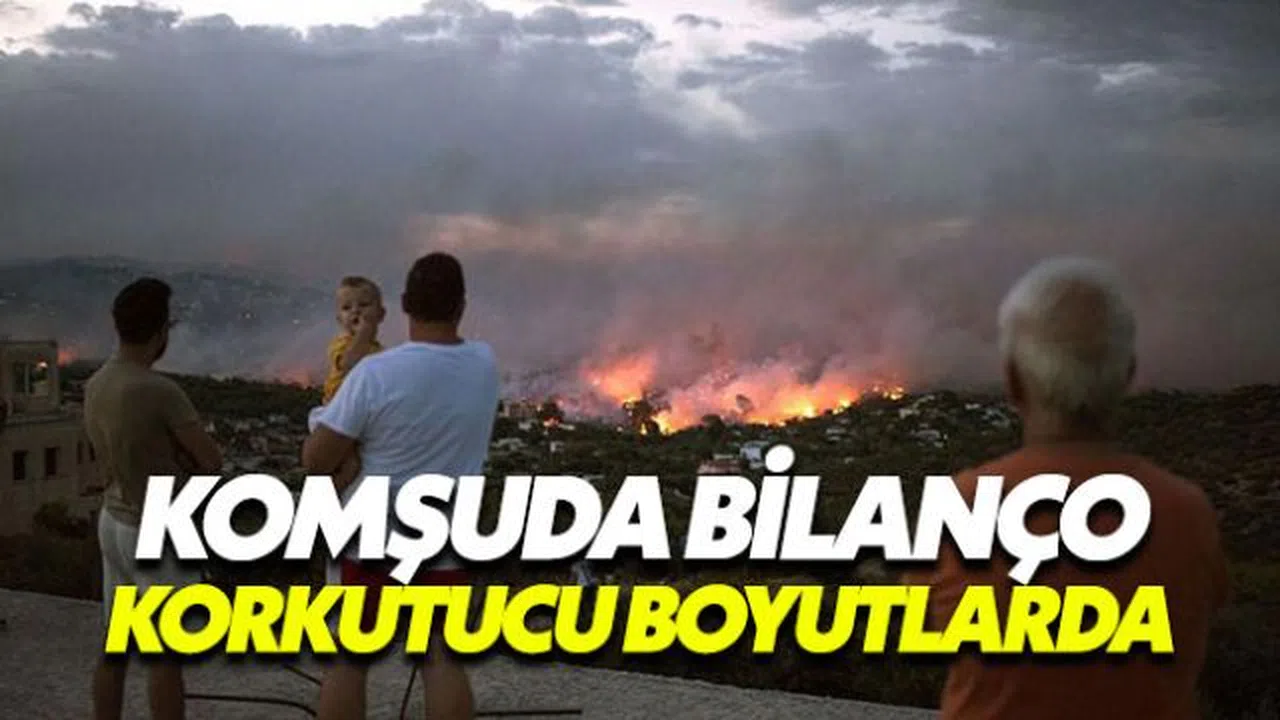 Atina'daki yangın ölü sayısı her geçen gün artıyor