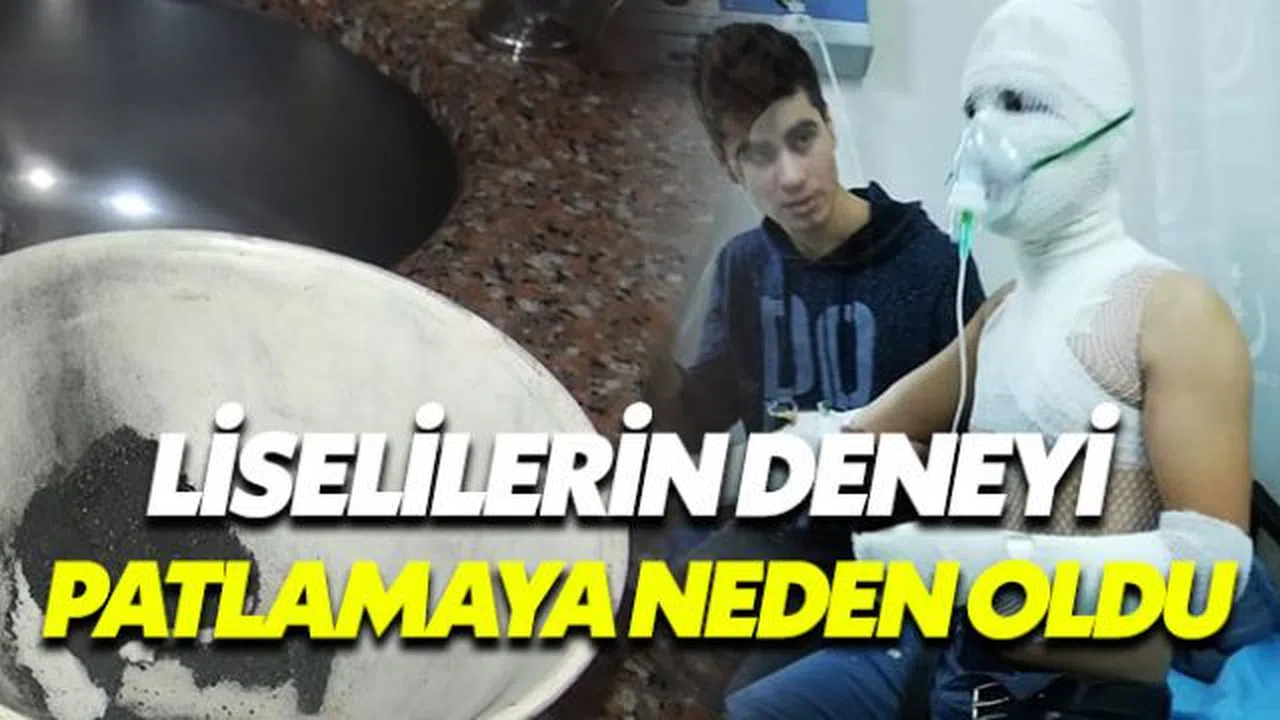 Liselilerin kimya deneyi faciaya neden oluyordu