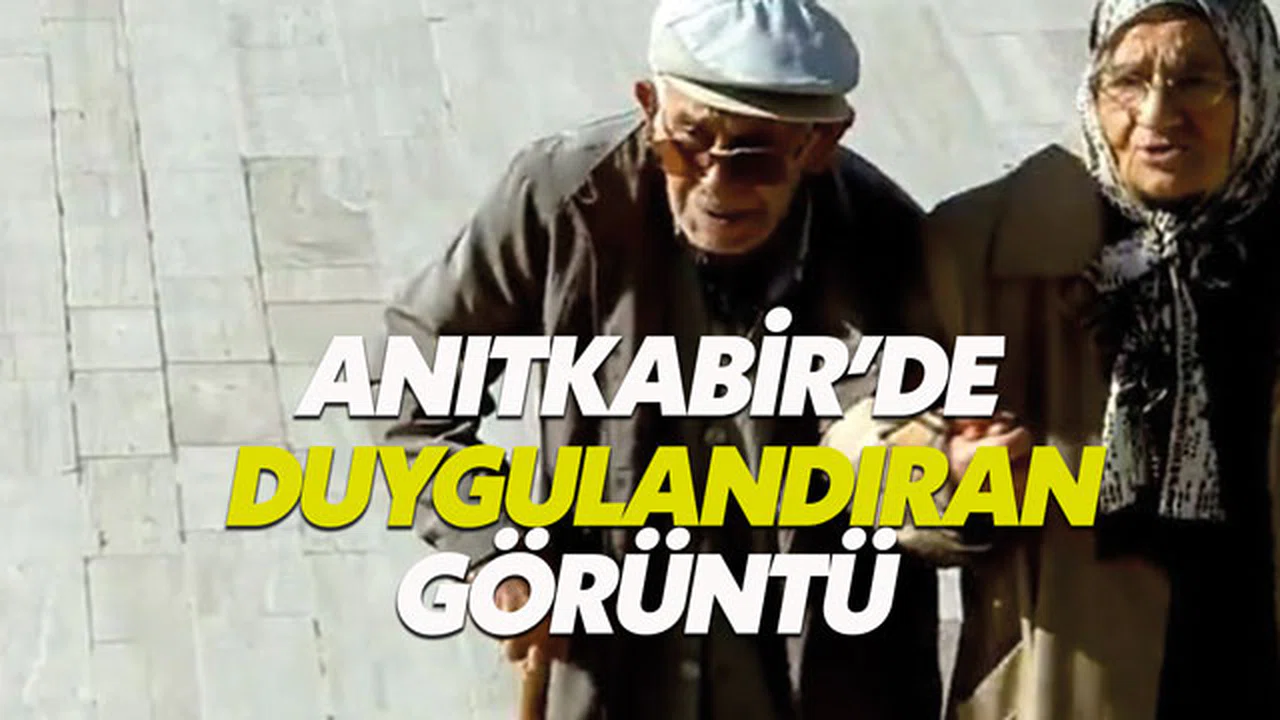 Anıtkabir'deki 29 Ekim töreninde duygulandıran görüntü