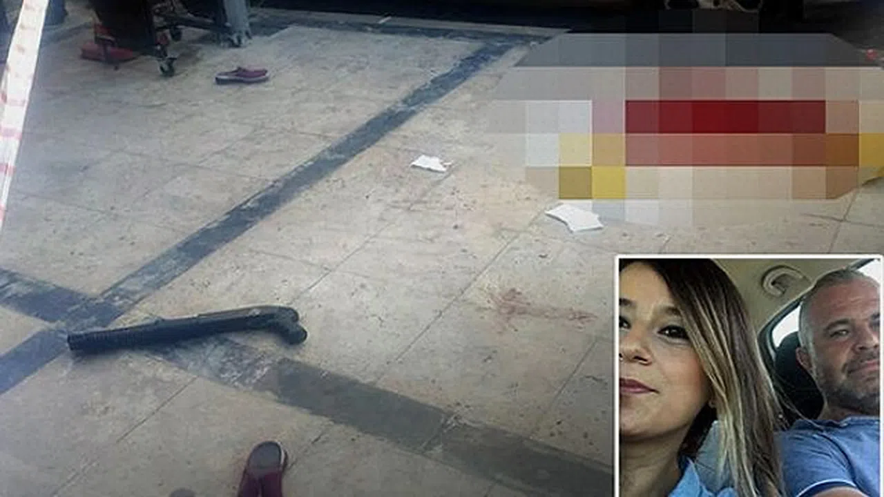 Boşandığı eşinin işyerini pompalı tüfekle bastı