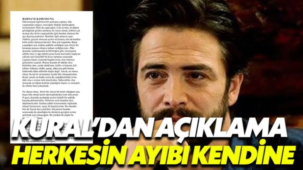 Ahmet Kural'dan açıklama: Herkesin ayıbı kendine