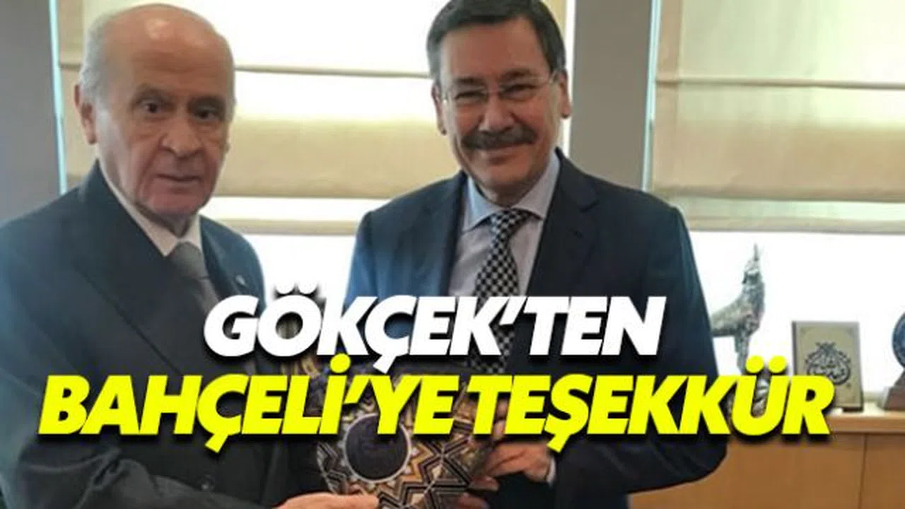 Melih Gökçek'ten Ankara'da aday göstermeyen Bahçeli'ye teşekkür