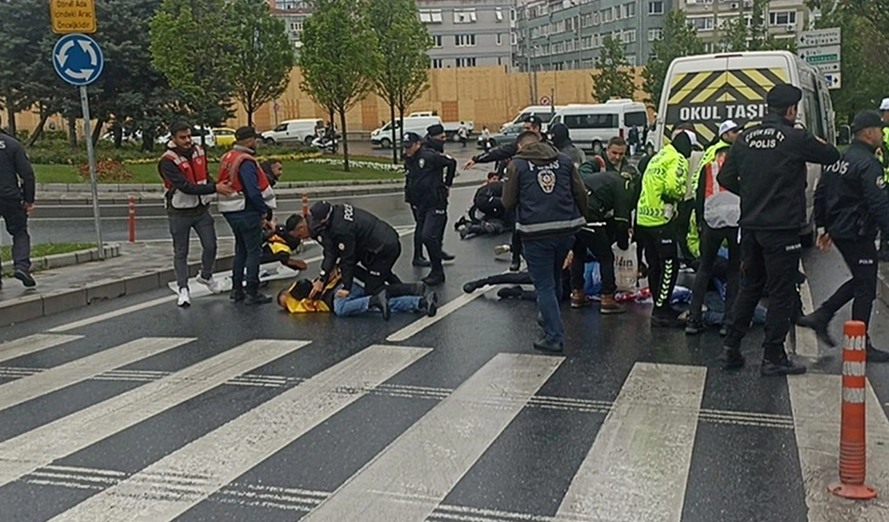 1 Mayıs'ta Taksim'e Yönelik Yürüyüşlere Polis Müdahalesi