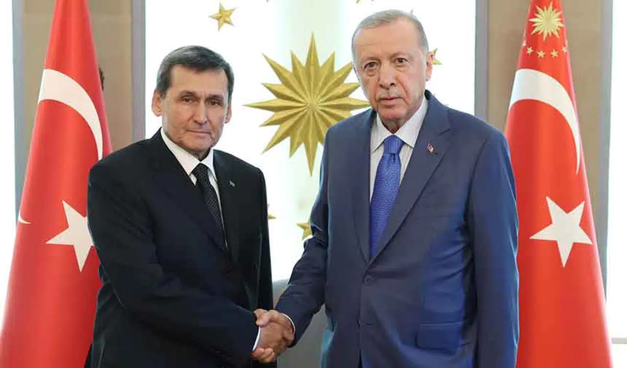 Erdoğan, Türkmen Dışişleri Bakanı Raşid Meredov ile Görüştü