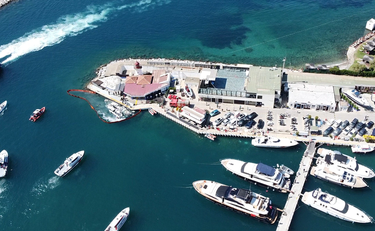 Bodrum Marina'da korkutan patlama!