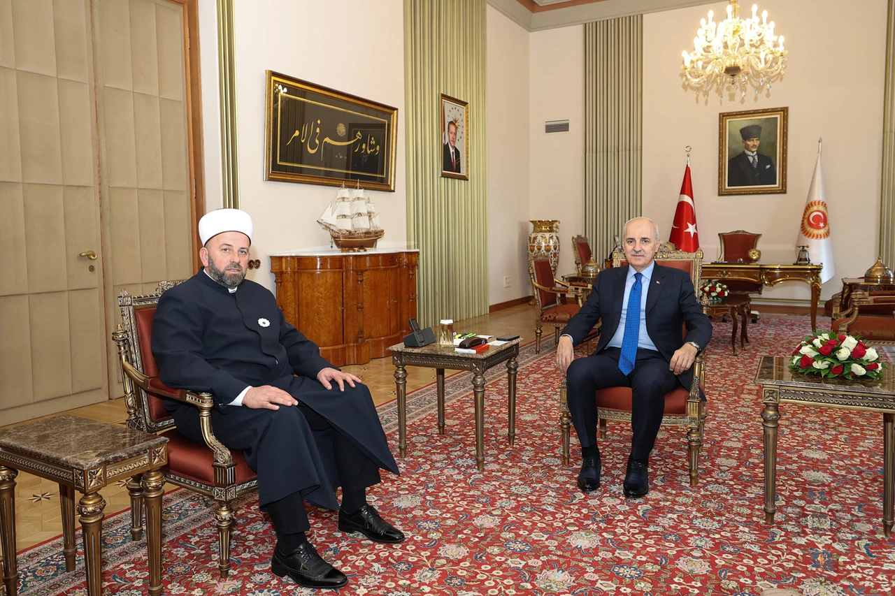 TBMM Başkanı Kurtulmuş, Fejzic’i makamında ağırladı