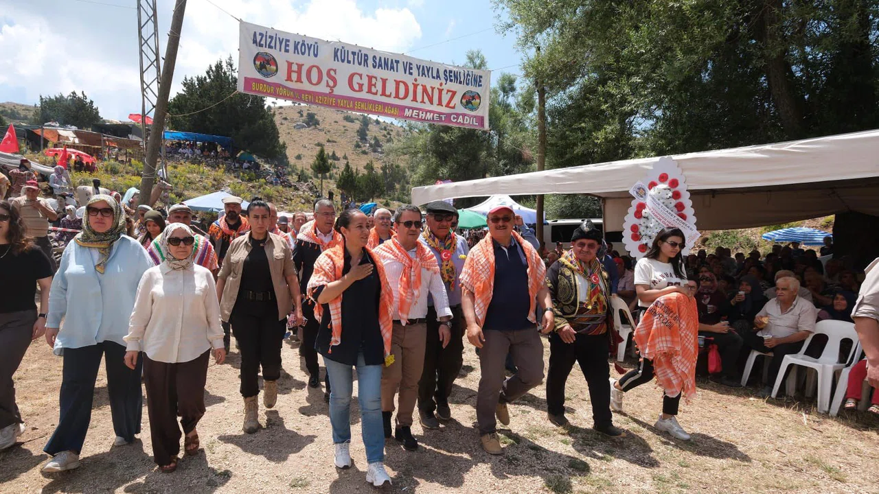 Aziziye Yayla Şenliği Burdur’da coşkulu geçti