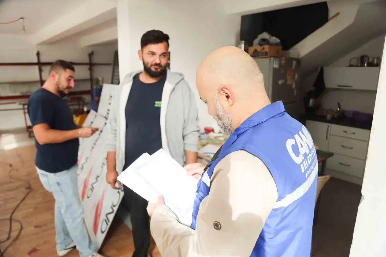 Canik’te İşletmelere Ruhsat Denetimi