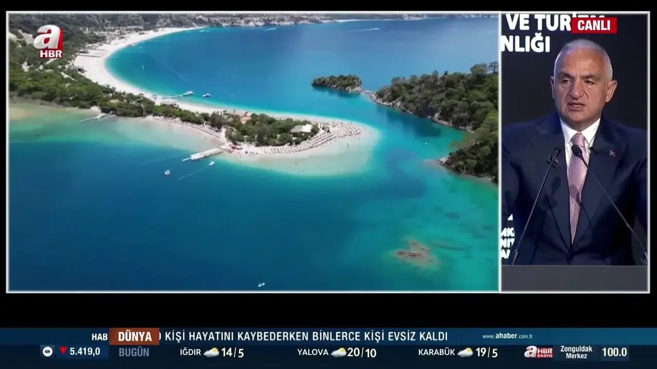 Kültür ve Turizm Bakanı Mehmet Nuri Ersoy 2023'ün Üçüncü Çeyrek Turizm Verilerini Açıkladı