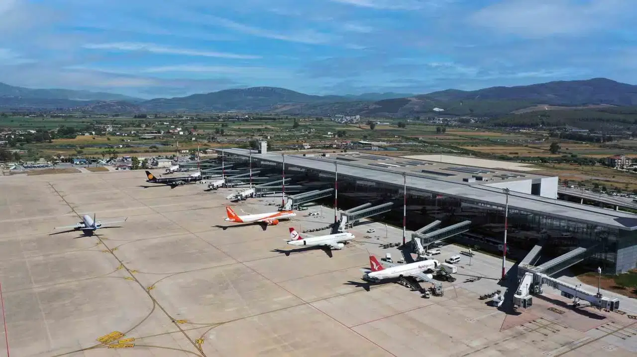 Milas-Bodrum Havalimanı 10 Ayda 4 Milyon Yolcuya Hizmet Verdi