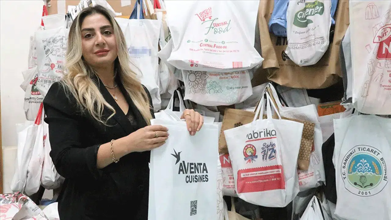Kadın Girişimcinin Bez Çantaları Yurtdışında Yoğun İlgi Görüyor