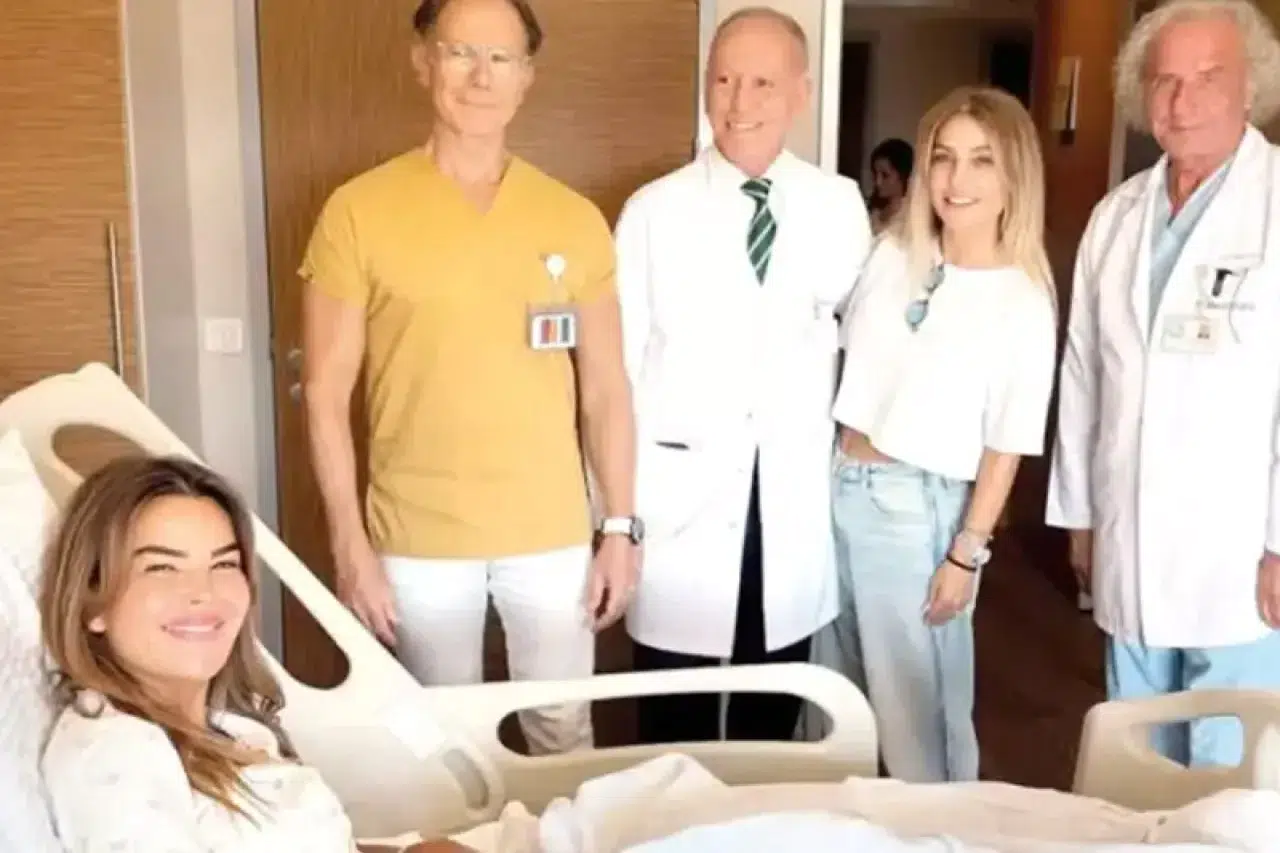 Hastane odasından ilk kare! 44 yaşındaki Özlem Yıldız ameliyat oldu