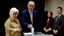 Erdoğan, Mahalli İdareler Genel Seçimi için oy kullandı