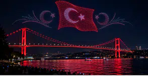 İstanbul’da 1500 dronlu gösteri