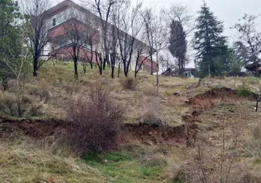 Beypazarı'nda Heyelan Olayı Gerçekleşti