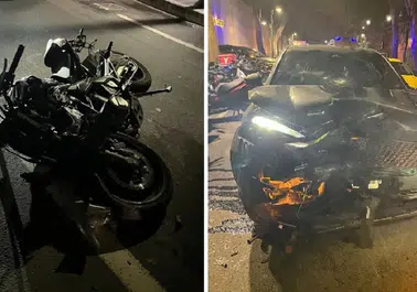 Beşiktaş'ta motosikletle sollama yapan Berat Salih Baykal hayatını kaybetti; kaza anı güvenlik kamerasında kaydedildi