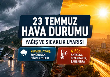Yağış ve sıcaklık aynı gün etkili