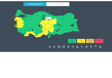 Meteoroloji’den 14 il için kuvvetli rüzgâr uyarısı