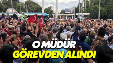İzmir Marşı'na engel olan müdür görevden alındı