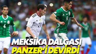 Meksika dalgası Almanya'yı yuttu 1-0