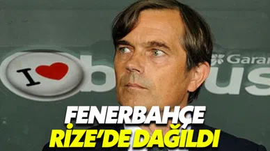 Fenerbahçe taraftarı Rize'de takımı yuhaladı