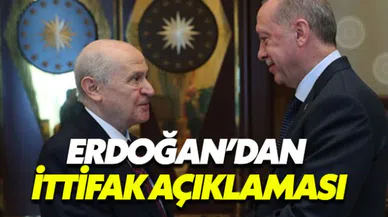 Bahçeli'ye tepki gösteren Erdoğan 'Herkes kendi yoluna' dedi