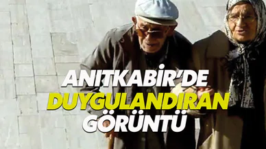 Anıtkabir'deki 29 Ekim töreninde duygulandıran görüntü