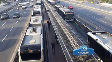 Avcılar'da metrobüs arızası