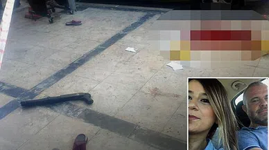 Boşandığı eşinin işyerini pompalı tüfekle bastı