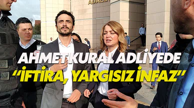 Ahmet Kural'dan Adliye önünde açıklama: Asılsız iftira yargısız infaz