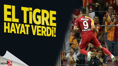 Falcao Galatasaray'a hayat verdi: 1-0