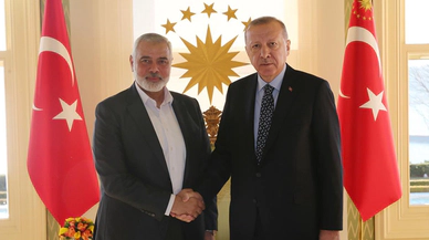 Erdoğan ve Hamas Lideri Haniyye Gazze Ateşkesi için Görüştü