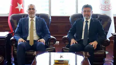Bakan Işıkhan, Tarım ve Orman Bakanı Yumaklı'yı Ziyaret Etti