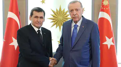 Erdoğan, Türkmen Dışişleri Bakanı Raşid Meredov ile Görüştü