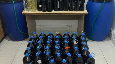 Tekirdağ’da 200 litre sahte içki ele geçirildi