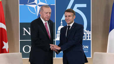Erdoğan ve Macron’dan barış diplomasisi görüşmesi