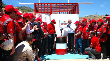 Gabar’da petrol akışı! TBMM Başkanı Kurtulmuş sahada