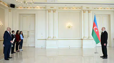 Aliyev: Filistin ile kardeşlik bağlarımız güçlenerek sürecek