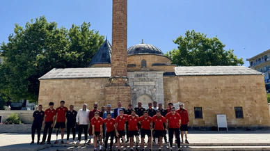 Ampute Futbol Milli Takımı’ndan Ahi Evran’a vefa