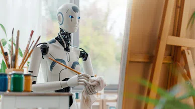 Robot sanatçılar, makine yaratıcılığı tartışması