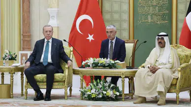 Cumhurbaşkanı Erdoğan, Kuveyt Emiri es Sabah ile Görüştü