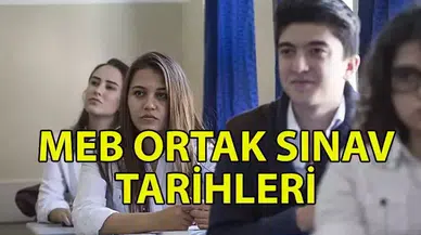 Ortak Sınav Tarihleri: MEB 2025-2026 1. Dönem Sınav Takvimi Açıklandı