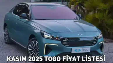TOGG Fiyat Listesi Kasım 2025: T10X ve T10F Modellerinin Satış Fiyatları
