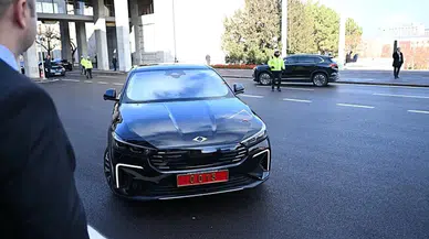 Togg T10F TBMM'nin Otoparkında