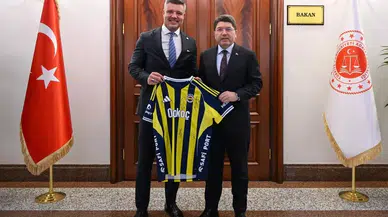 Adalet Bakanı Yılmaz Tunç, Fenerbahçe Spor Kulübü Başkanı Sadettin Saran ile Görüştü