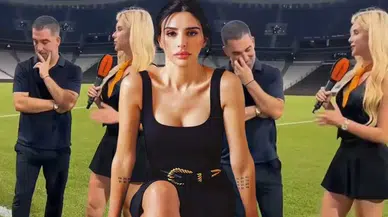 Ukraynalı muhabirden gözlerini kaçırmıştı! Aslıhan Doğan'dan eşi Arda Turan'ın o haline şaşırtan yorum