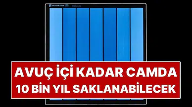 Veriler Avuç İçi Kadar Cam Parçasında 10 Bin Yıl Nasıl Saklanabilir?