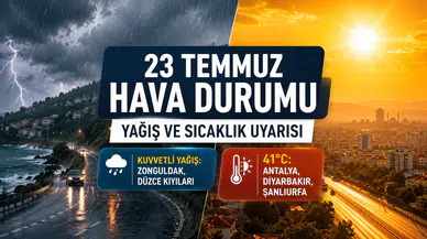 Yağış ve sıcaklık aynı gün etkili